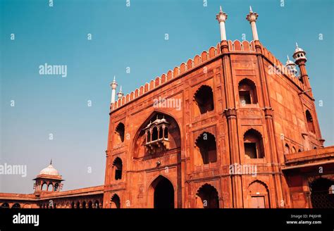 Jama Masjid Historical Building In Delhi India Stock Photo Alamy