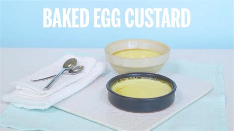 Baked Egg Custard Recipe Goodtoknow Youtube