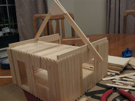 Find the best free popsicle stick house videos. IMG_0923.JPG (1600×1200) | Popsicle sticks, Doll house, Man of the house
