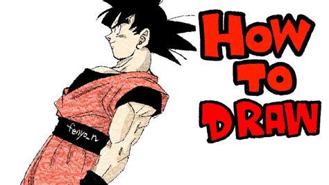 How To Draw Son Gokusidesuper Beginne