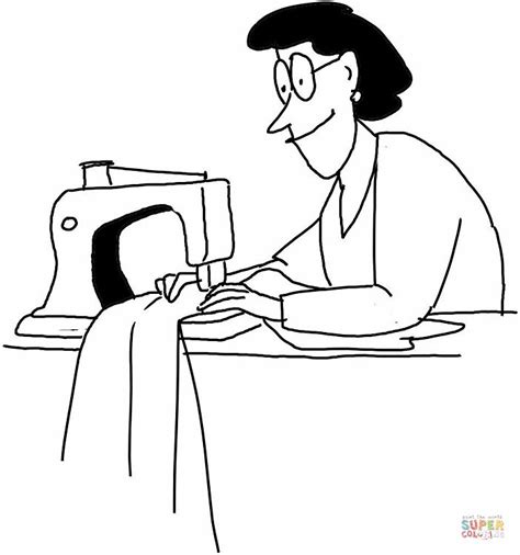 Sewing Machine Coloring Page Free Printable Coloring Pages Coloring