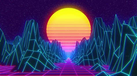 Retro Synthwave Wallpaper 75 Synthwave Wallpapers On Wallpaperplay