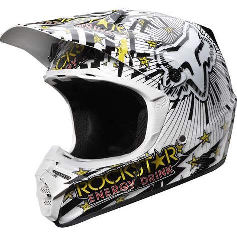 Helmet dirt bike helmets for kids rockstar mx gear sports bike helmet o'neal dirt bike helmets mtb gear bag. FOX RACING V3 Ryan Dungey Rockstar Energy Replica ...