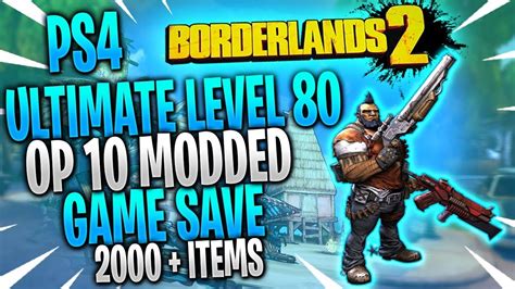 Borderlands 2 Ps3ps4 Ultimate Gunzerker Modded Game Save W 2000