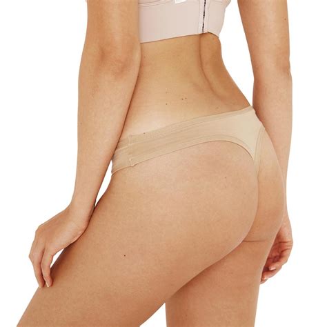 Lot de 2 tangas femme Easy Seconde Peau Blanc Athéna Lemon Curve