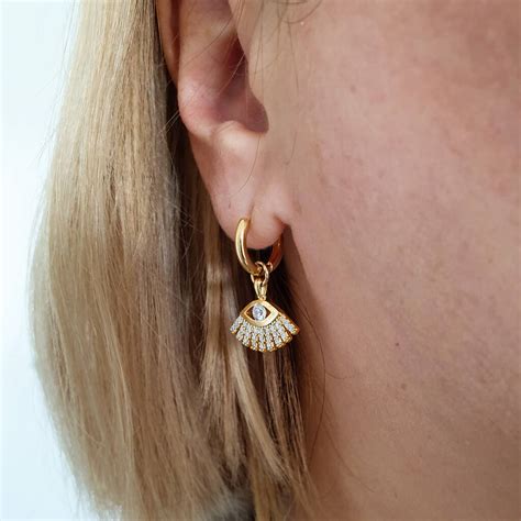 Art Deco Hoop Earrings By Misskukie Notonthehighstreet Com
