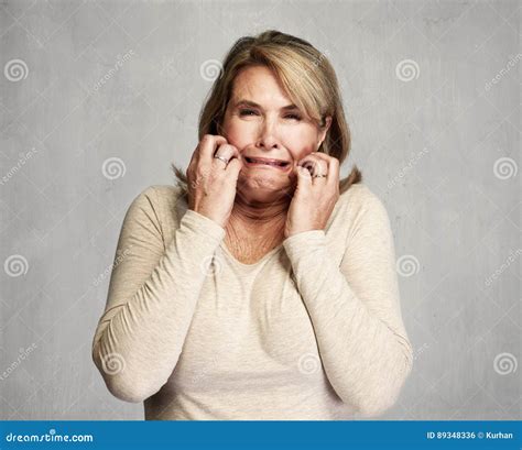 Angry Woman Stock Photo Image Of Anger Feeling Face 89348336