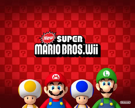 New Super Mario Bros Wii Wallpaper New Super Mario Bros Wii