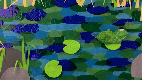 How To Make A Pond Demo Paper Collage Activity Ideas For Parents
