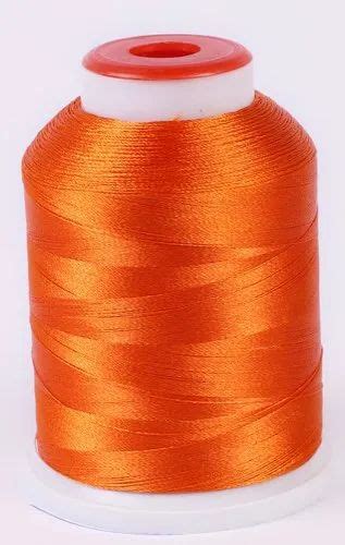 Power Exim Dyed Orange Embroidery Thread Packaging Type Reel Rs 18