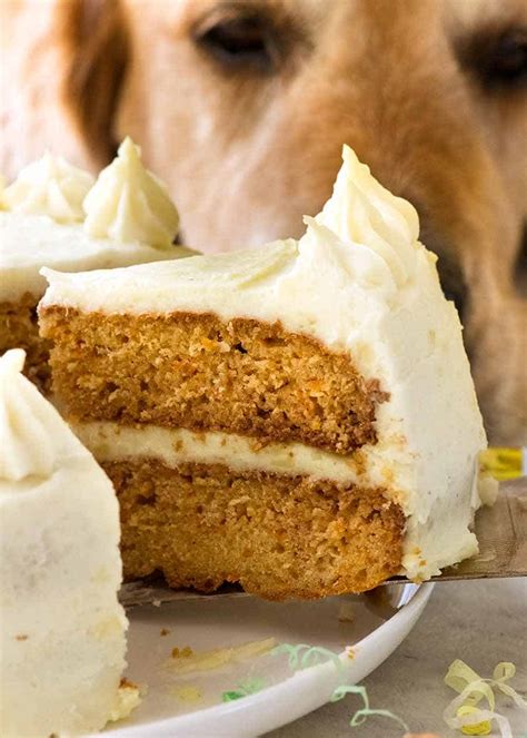 This recipe only requires 6 ingredients, which are so affordable! Dog Cake recipe for Dozer's birthday! | RecipeTin Eats