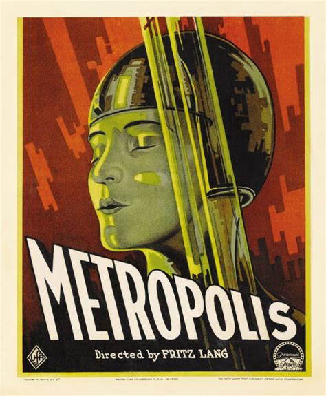 Metropolis 1927 Movie Poster The Movie Shelf