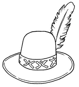 I cappelli di carnevale da ritagliare sono in due versioni: Midisegni.it - Disegni da colorare per bambini