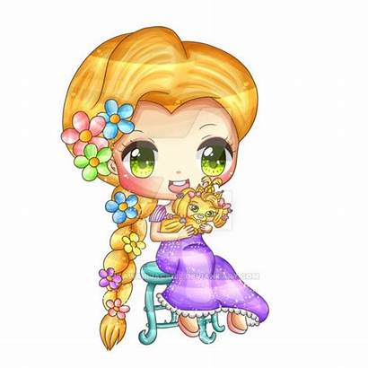 Rapunzel Disney Kawaii Deviantart Princess Princesses Getdrawings