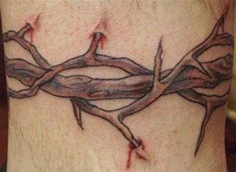 Crown Of Thorns Tattoos In 2020 Thorn Tattoo Arm Band Tattoo Tattoos