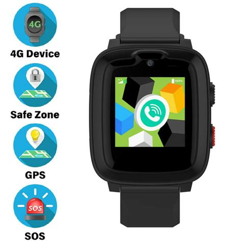 4g Kids Smartwatch With Gps Tracker Touch Screen Remote Monitoring