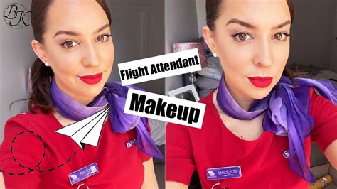 Flight Attendant Makeup Cabin Crew Makeup Tutorial For Interview And Everyday Flying Youtube