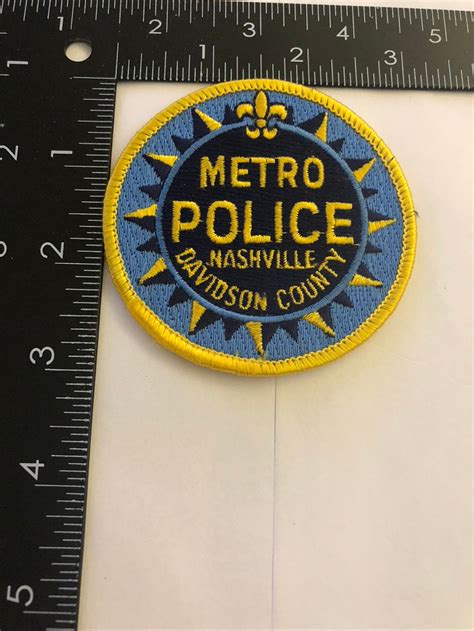 METRO NASHVILLE TN POLICE PATCH