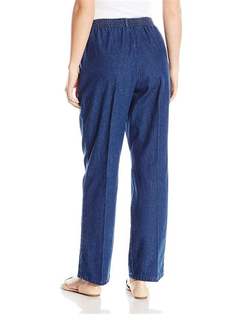 Chic Womens Comfort Collection Scooter Elastic Waist Pants