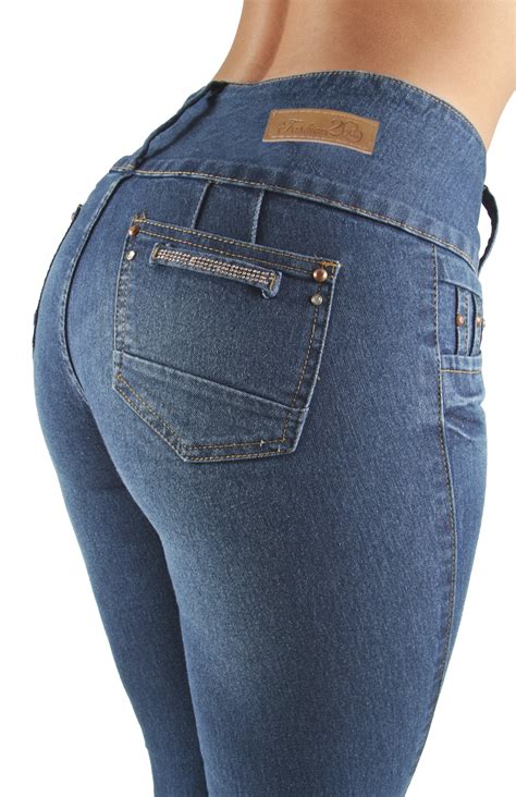 Receive Exclusive Offers Lusty Chic Womens High Waisted Coloured Jeans Ladies Skinny Butt