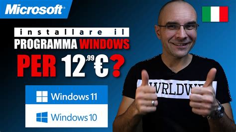 Come Installare Windows 1110 Su Un Nuovo Computer Italiano Youtube