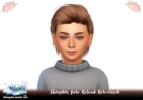 Shimydim Anto`s Reload Hair Retextured Sims 4 Hairs
