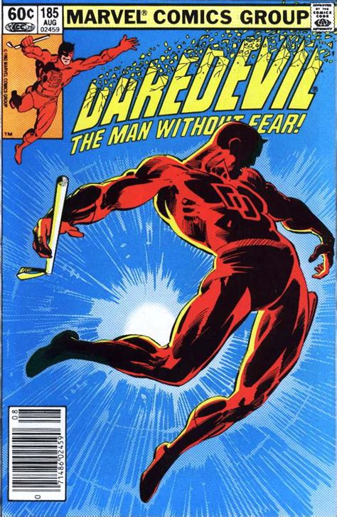 Marvel Comics Of The 1980s 1982 Anatomy Of A Cover Daredevil 185