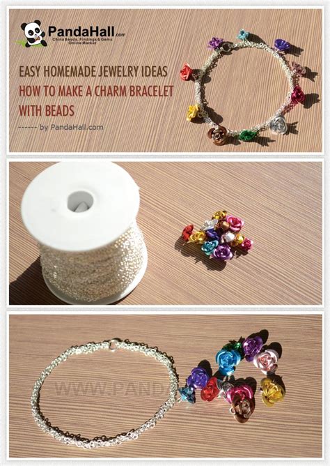 Easy Homemade Jewelry Ideas How To Make A Charm Bracelet With