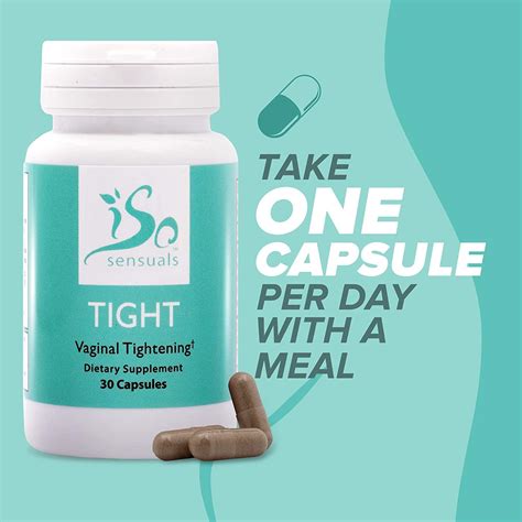Isosensuals Tight Vaginal Tightening Pills Bottle Count Pack Of