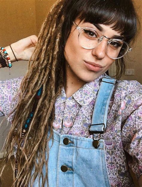 Half Dreaded Hair Hippie Dreadlocks Girl Dreads Girl