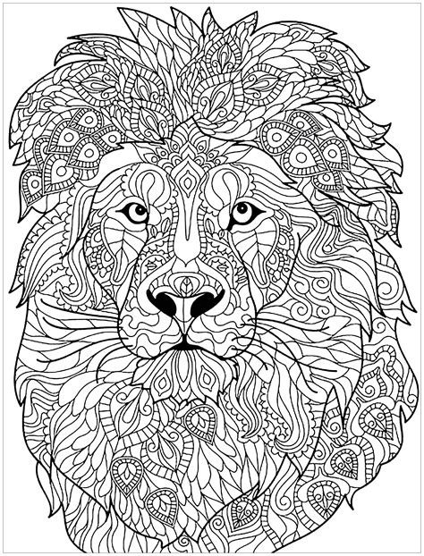 Premium Vector Zentangle Lion Mandala Drawing Lion Mandala Kulturaupice