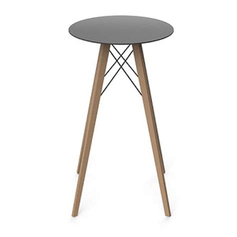 Faz Wood Round High Table By Vondom Core Furniture Online