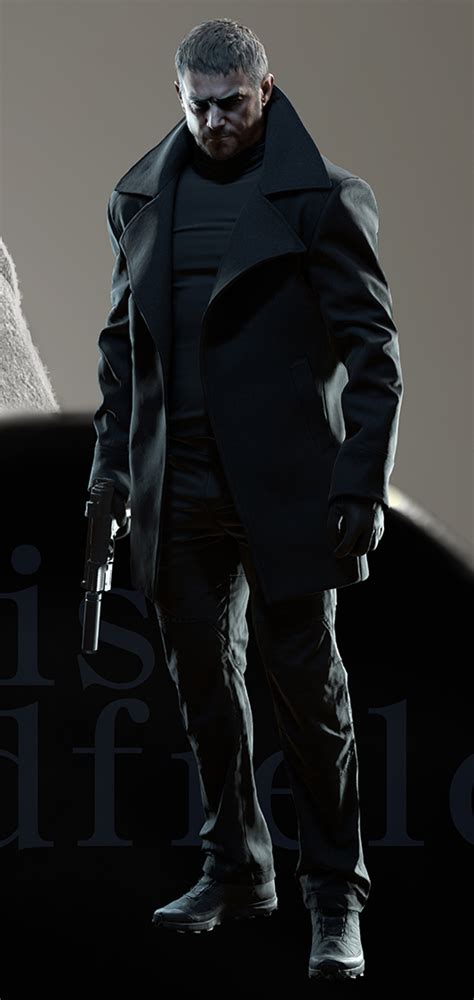 1080x2280 Chris Redfield Resident Evil 8 Village One Plus ...