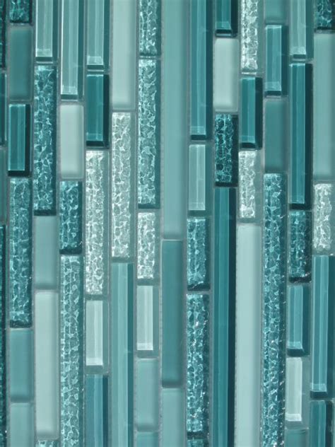 Installing a backsplash in your kitchen costs an average of $1,000. turquoise glass tilw | Aqua Horizontal Mosaic Glass Tile ...