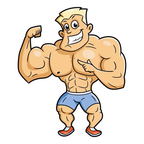 Cartoon Of A Musclemen Stock Photos Pictures And Royalty Free Images