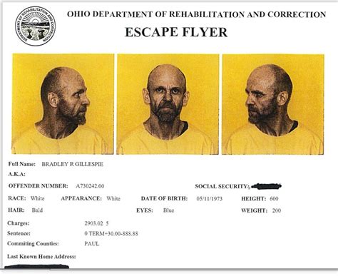 Police Search For Ohio Prison Escapee In Kentucky Inmate Considered