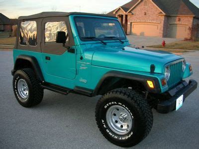 These are the official mopar colors used for production model jeeps and they will make it all look new again. Jeep Wrangler. This color is awesome! | 1997 jeep wrangler ...