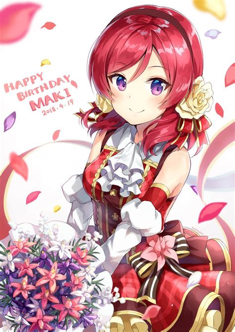 Happy Birthday Maki Love Live Awwnime