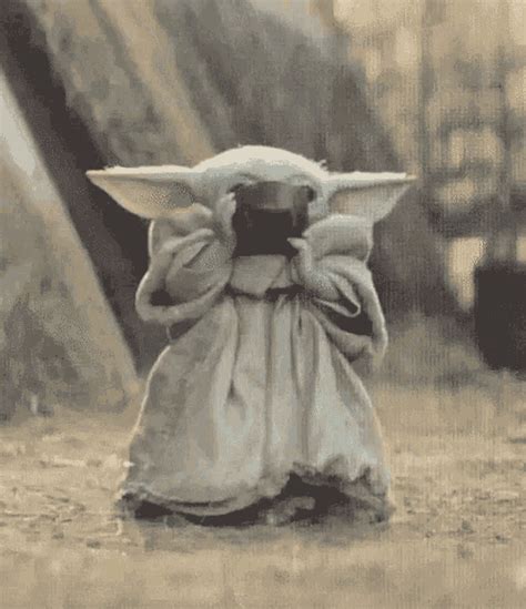 Prepare for a cuteness overload. Baby Yoda Soup GIFs | Tenor