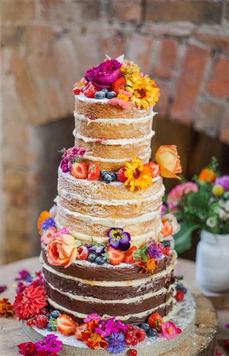 Download the perfect wedding cake pictures. Pros and Cons of a Naked Wedding Cake|Wedding Collectibles ...