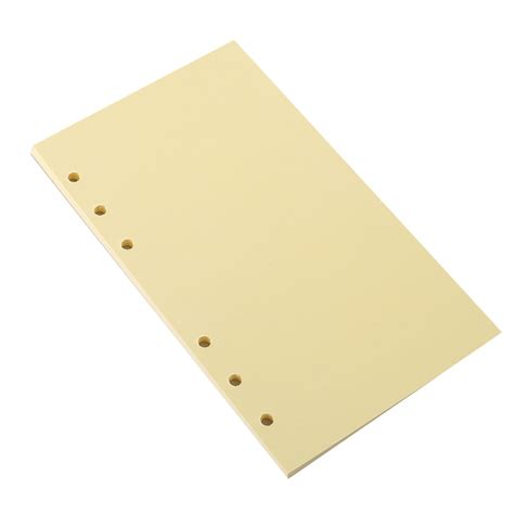 Nuzyz 40 Sheets A5a6 6 Hole Punched Loose Leaf Notebook Filler Papers