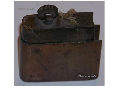 France Trench Art Ww1 Military French Brass Petrol Lighter In Etsy