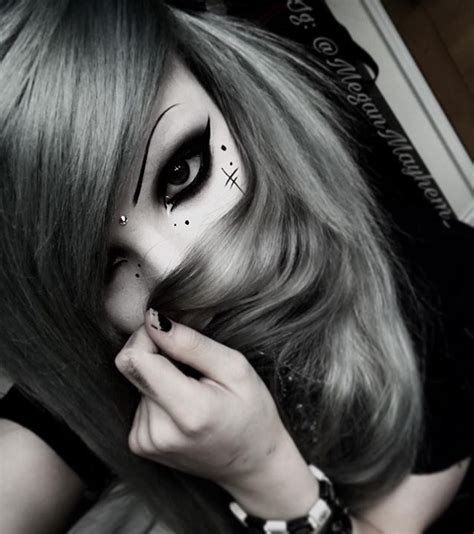 Megan Goth Aesthetic Dark Beauty Mayhem Goth Girls Rocker
