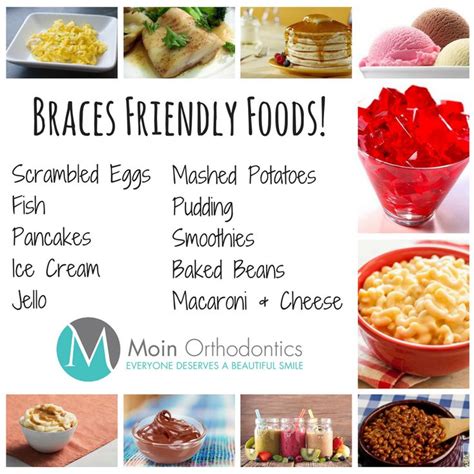 Orthodontic Braces Friendly Foods Braces Friendly Recipes Braces Food Soft Food For Braces