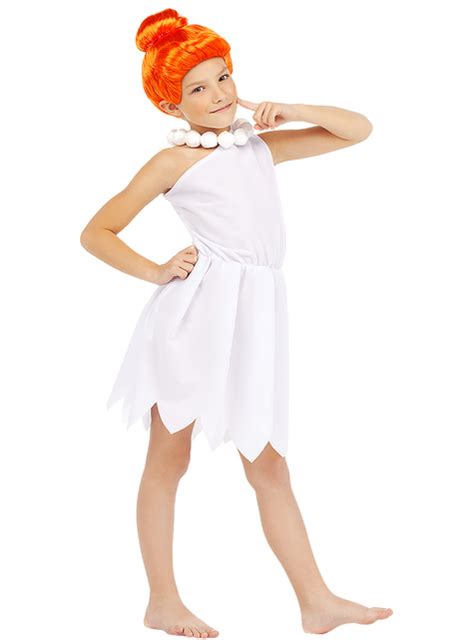 Wilma Flintstone Costume For Girls Funidelia