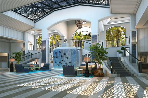 Lobby Coming Summer 2017 At The Waterfront Beach Resort A Hilton