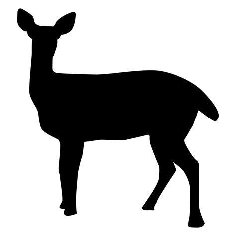 Silhouette Deer Free Stock Photo Public Domain Pictures