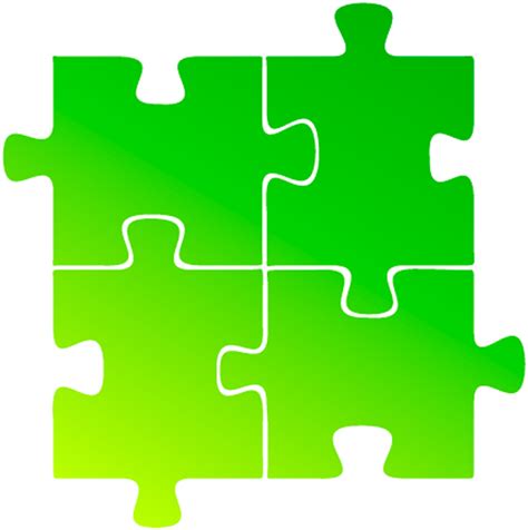 Jigsaw Puzzle Pieces, Green.png - png download - 647*651 - Free ...