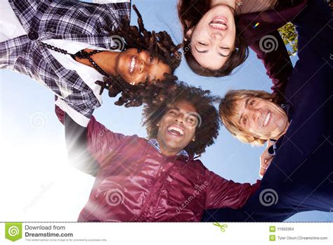 Happy Friend Group Stock Photo Image Of Male Caucasian 11950364