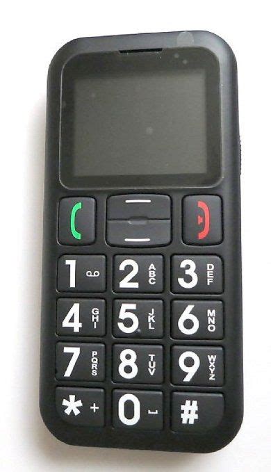 Janizz Unlocked Simple Big Button Gsm Mobile Cell Phone